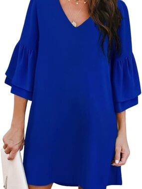 NWT Size XL Belongsci Blue Mini Dress 3 Day Sale Only